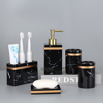 樹(shù)脂洗漱用品套裝